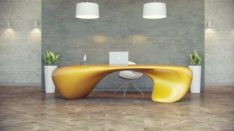 Evfyra Table by Nuvist yellow