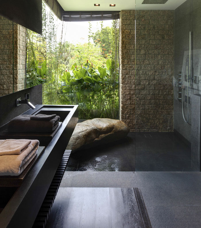Aamer singapore tropical house bathroom