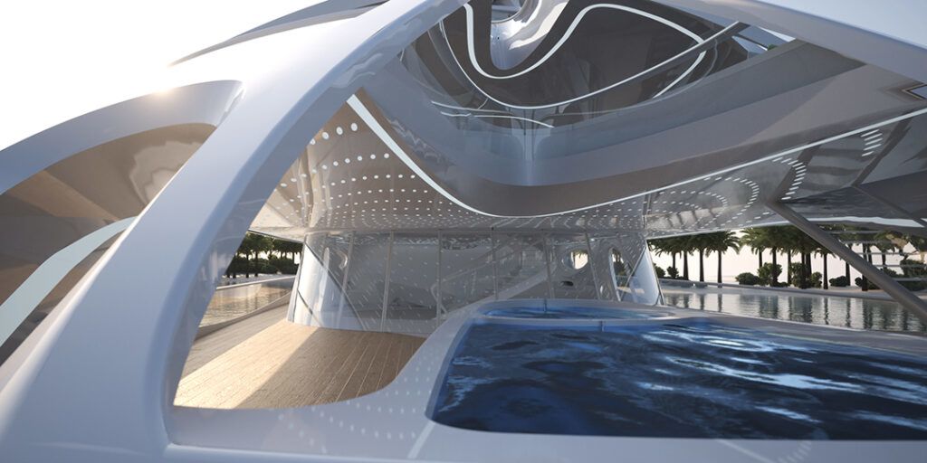 Circle Yacht Zaha Hadid interior