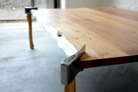 Axe handle table