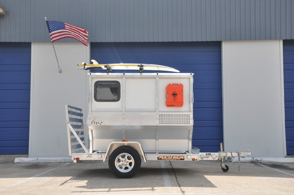 NASA inspired camping trailer