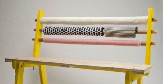 Fabric bolt bench creative design