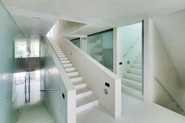Glass Floor swimming pool design interior