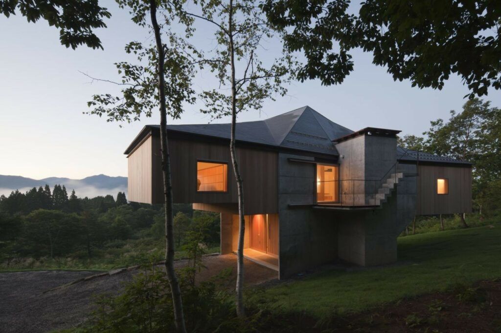 Cantilevered Concrete Home in Japan | Designs & Ideas on Dornob