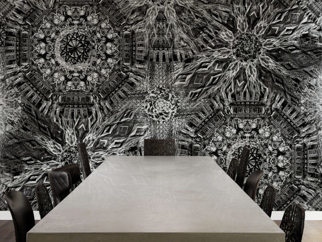 Marcel Wanders fractal geometric wallpaper