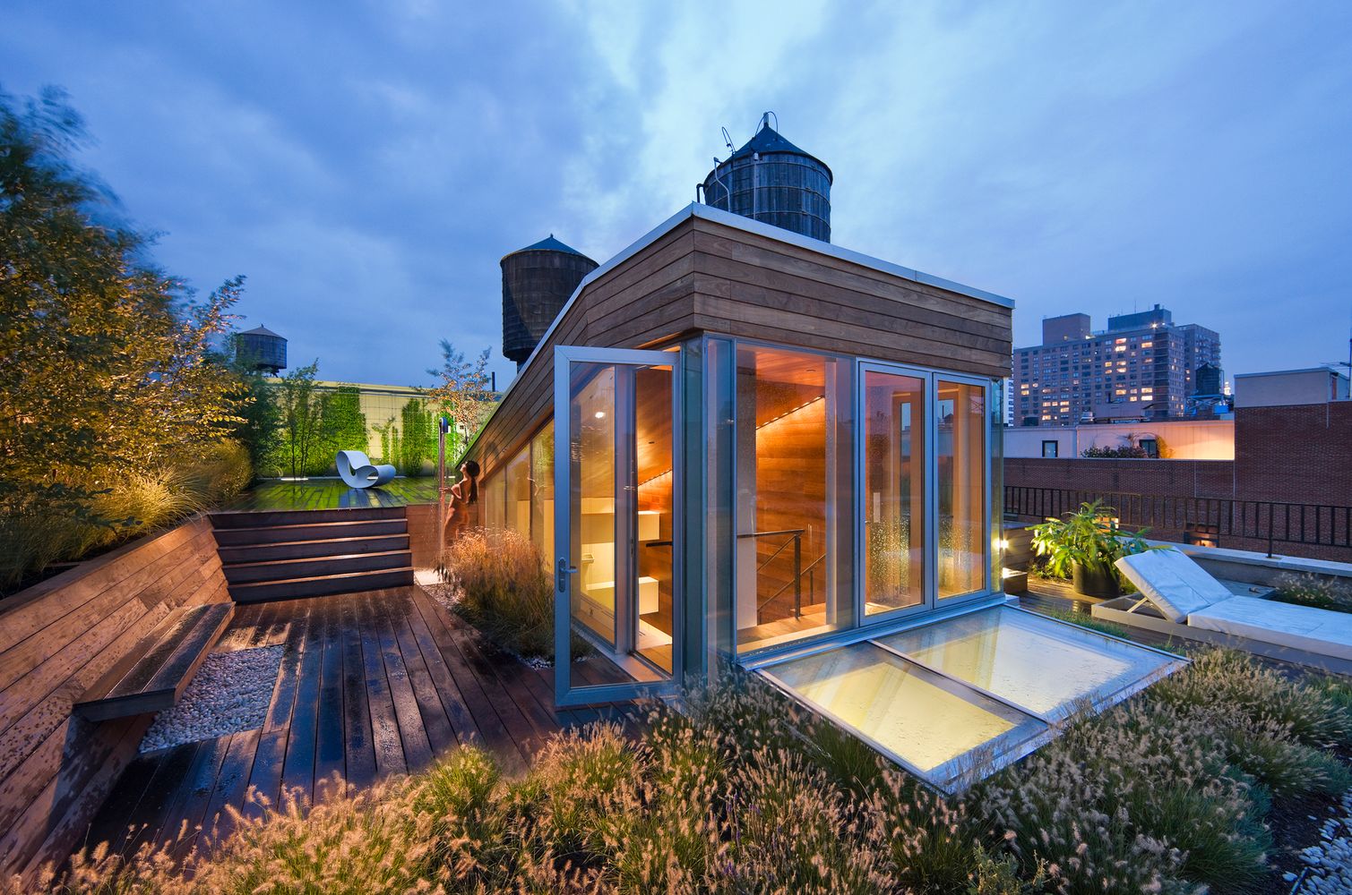 This Penthouse Nestled on a New York City Rooftop is Loaded with Plants