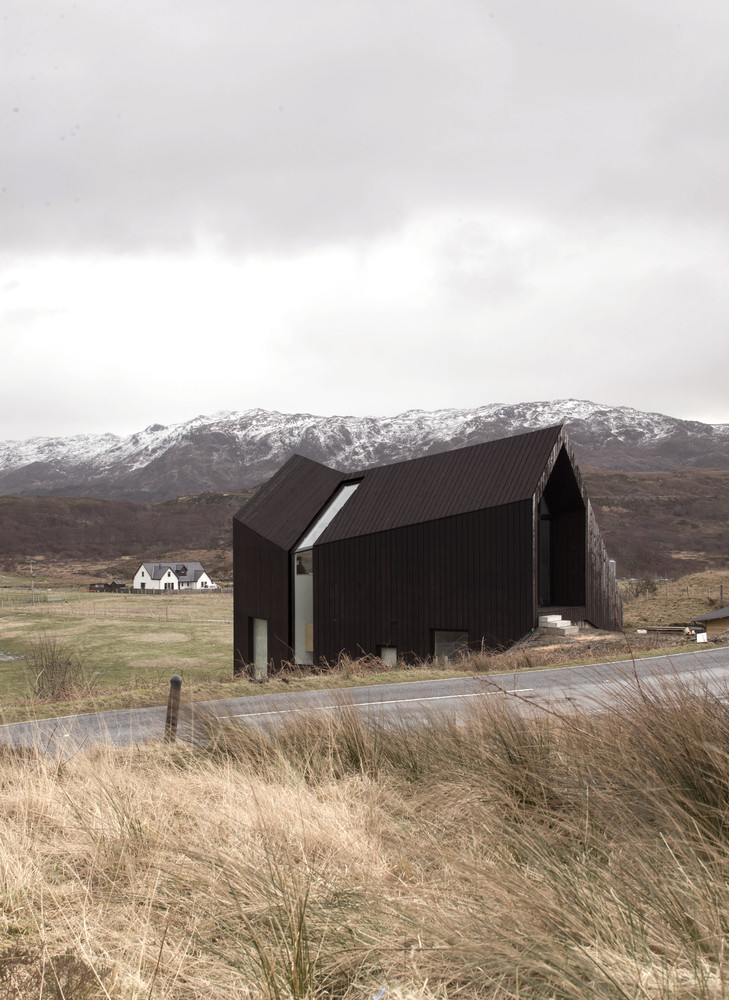 TImber Home in Scotland rear