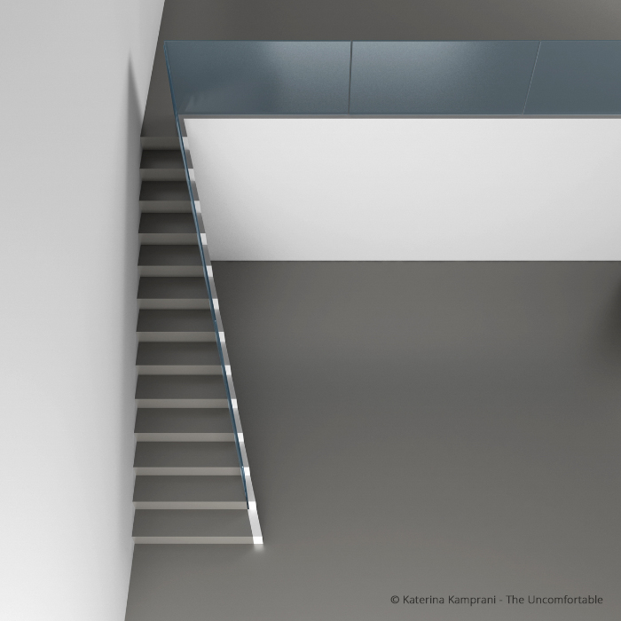 uncomfortable stairs