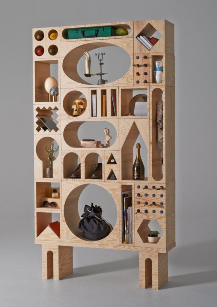 Stackable cut-out shelves ROOM Collection