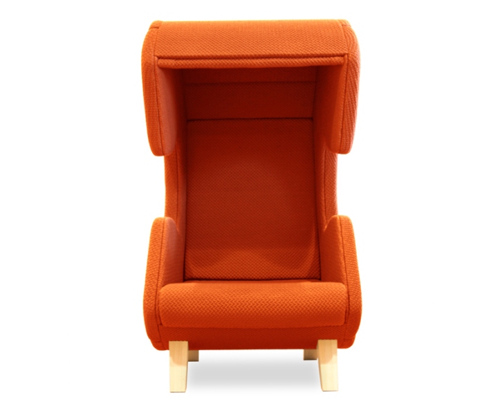 Firstcall Chair for private conversation orange