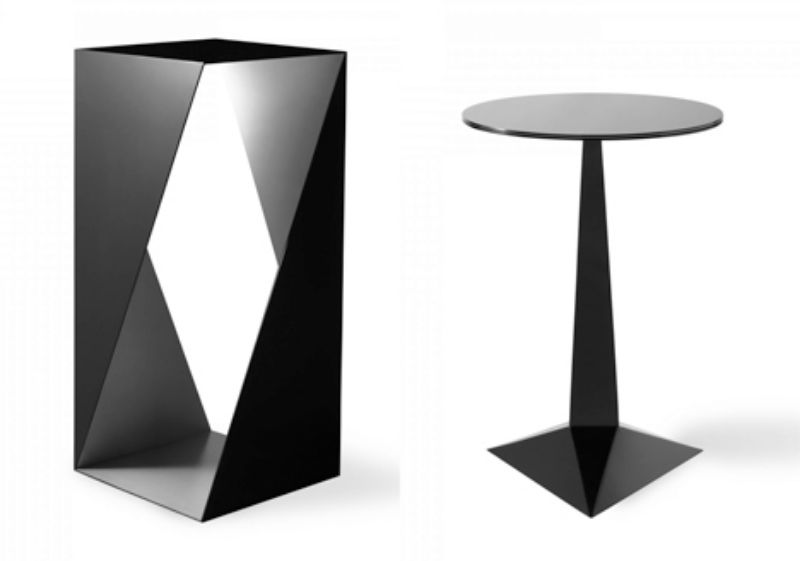 Triangulation sharp furniture side tables