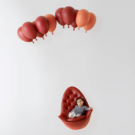floating balloon chair