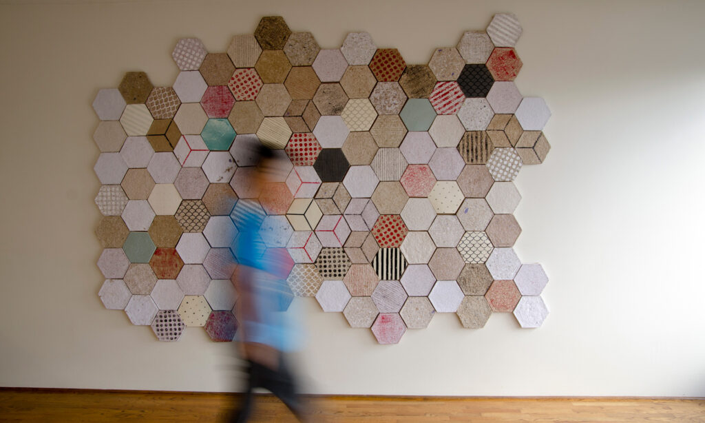 Dear Human Paper Tiles wallscape