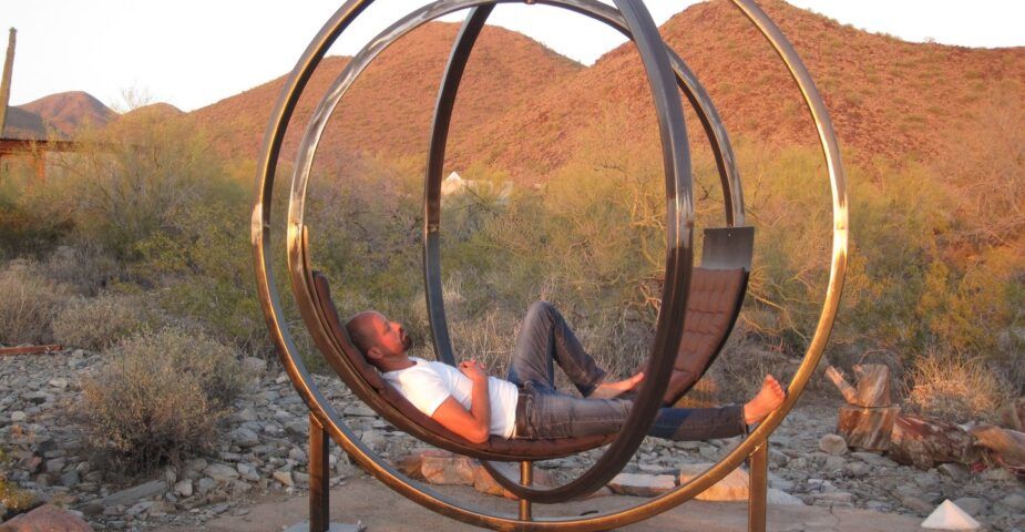 Etazin Chair Taliesin circular metal