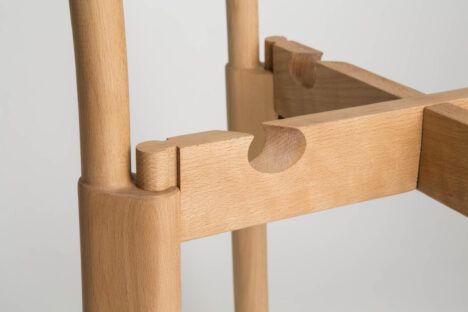 PEG flat pack chair joints