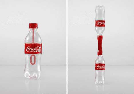 coca cola upcycles its bottles