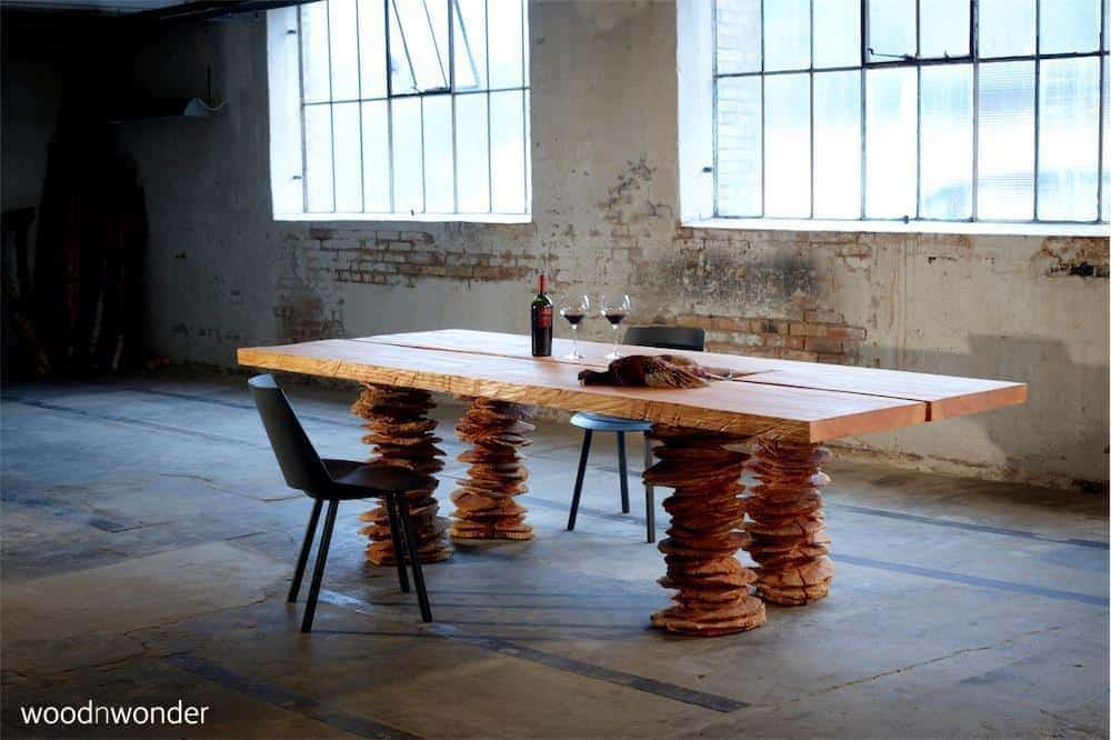 Dutch artist chainsaw weird furniture