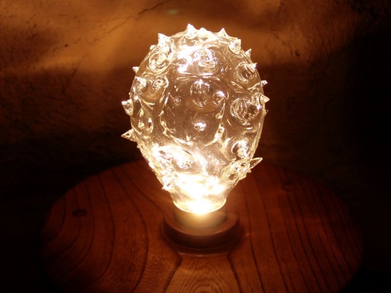 Only 1 decorative LED light bulbs dragon fruit lit