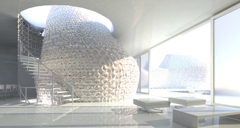 3D-printed structures Salt House