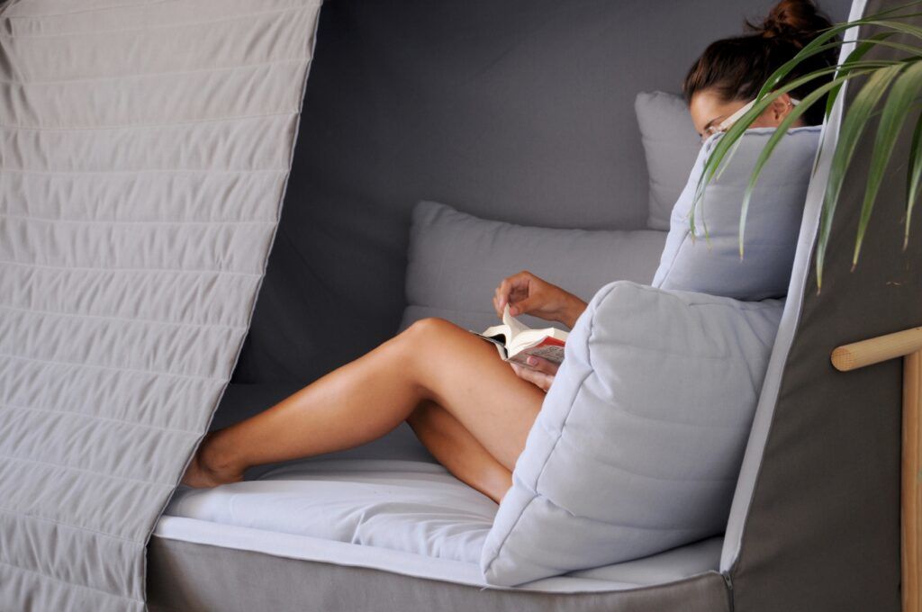 Orwell privacy napping cabin cushions