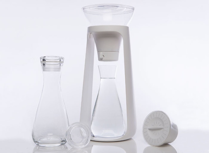 Water Fall Countertop Water Filter with bottle