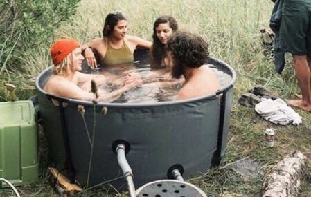 Nomad traveling hot tub