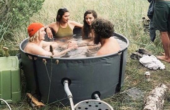 Nomad traveling hot tub