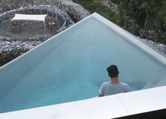Gumno House pool terrace