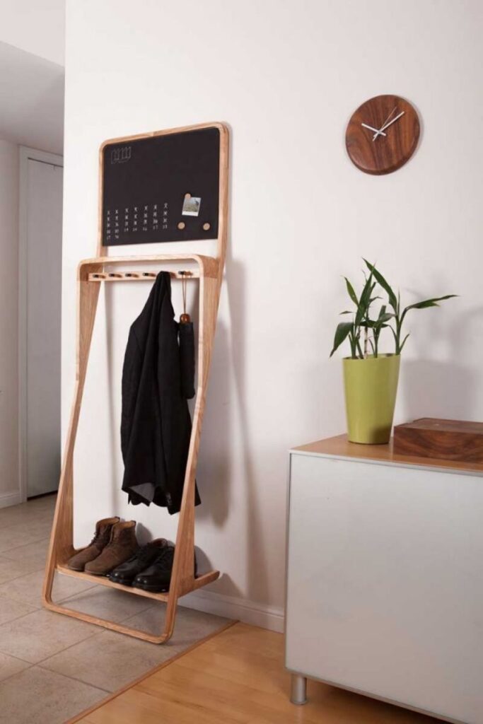 Organize shoes and more with Leaning Loop coat rack