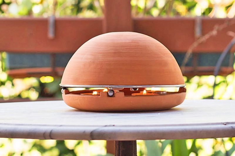 egloo ceramic heater terracotta