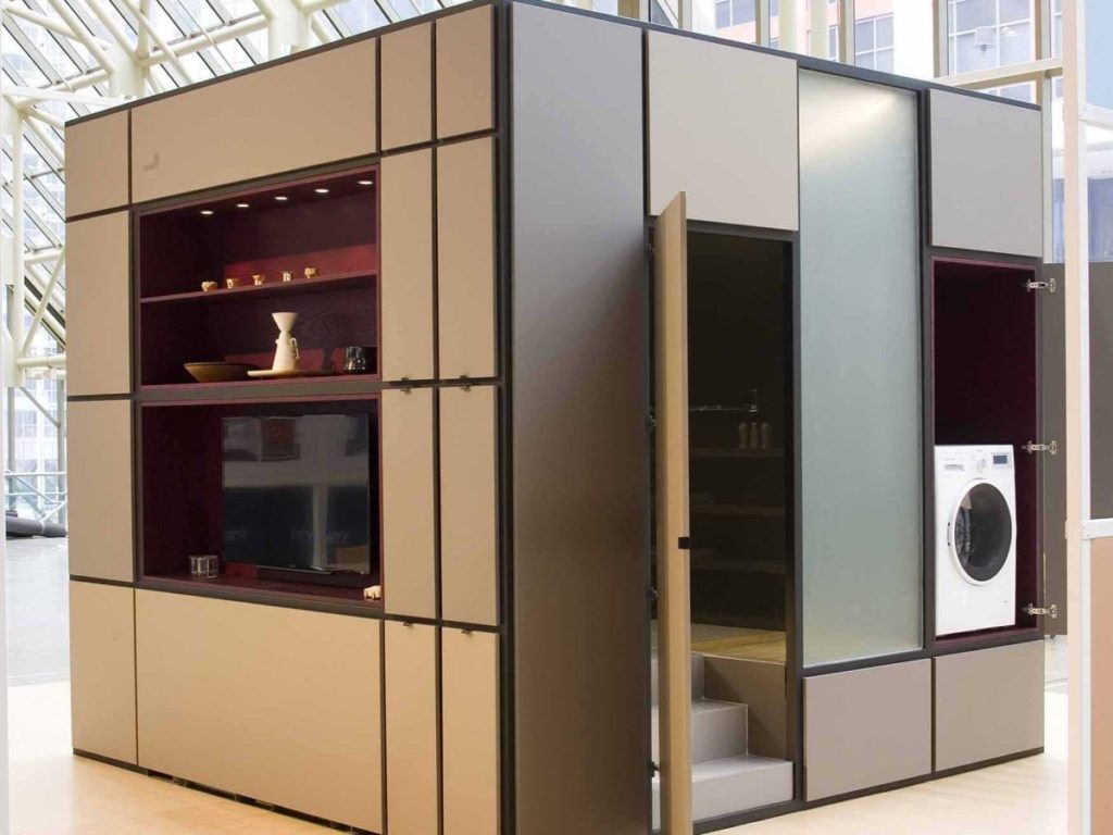 Cubitat: Sleek Plug-and-Play Unit Shelters a Kitchen, Bathroom, Bedroom and  Living Room in One Cube