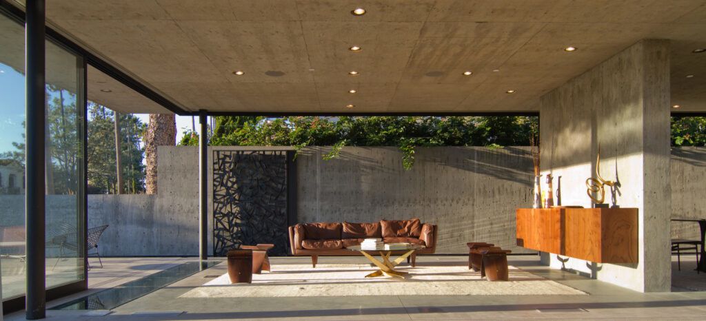 The Cresta Concrete Home outdoor living