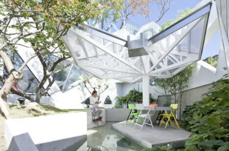 Blooming House outdoor space