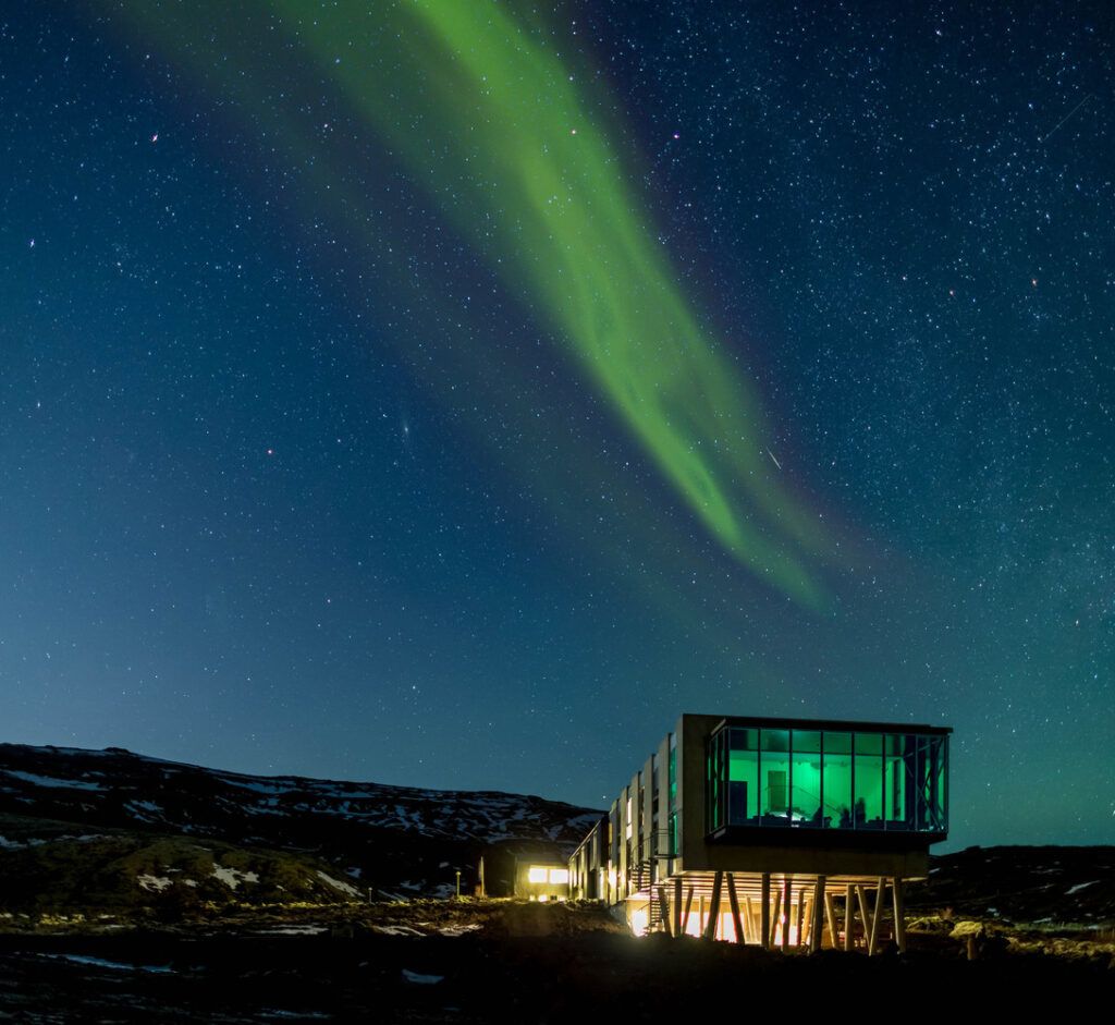 Ion Iceland Hotel aurora borealis