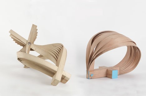 bended stools series