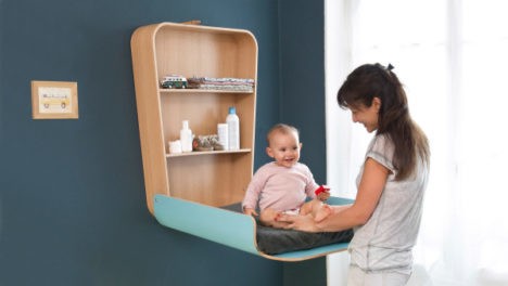 flip down noga changing table