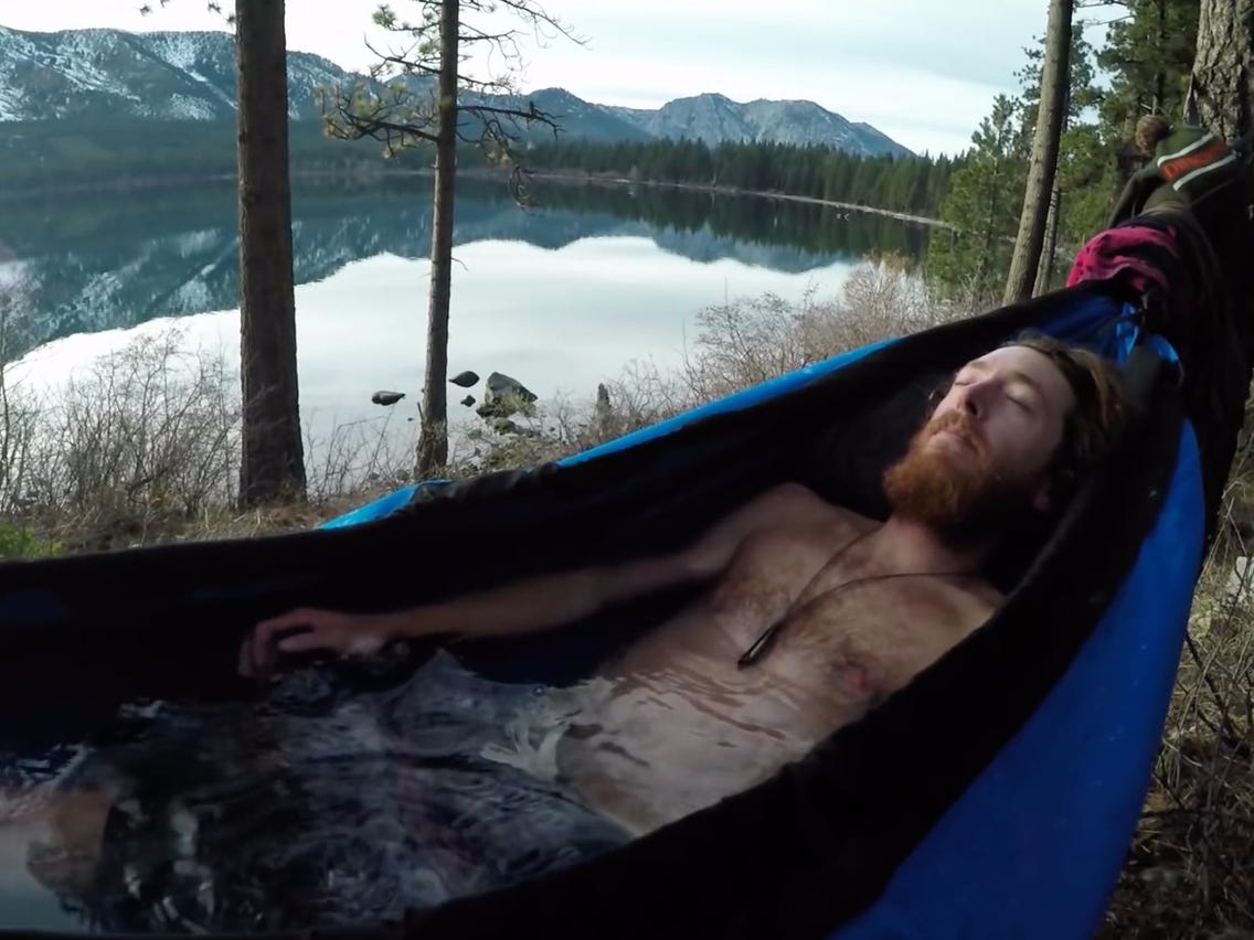 Hammock Doubles As A Portable Hot Tub Designs Ideas On Dornob