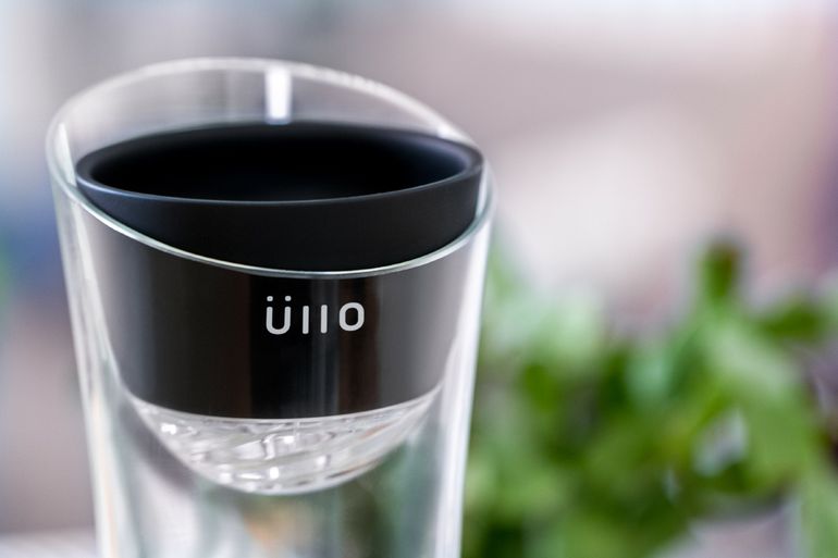 sulfite filtration device for wine ullo