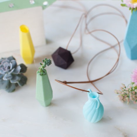 Wearable Planters 3D Printed Jewelry