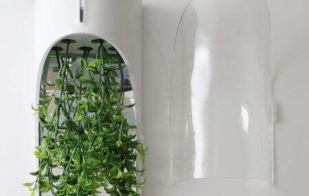 Verdure wall-mounted herb planter components