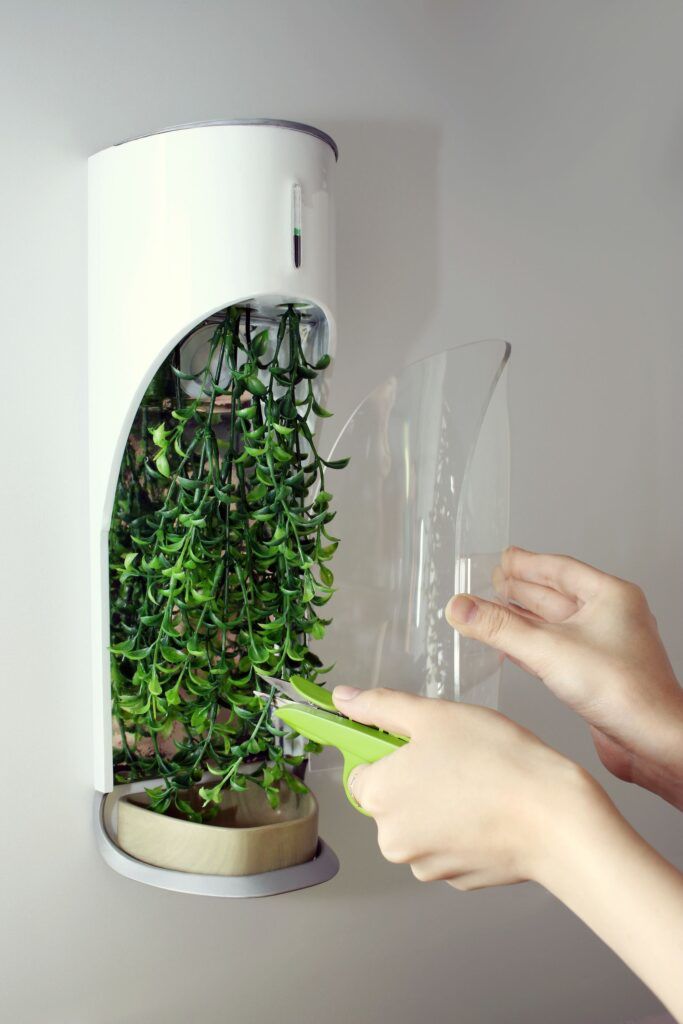 Verdure wall-mounted herb planter snip (1)