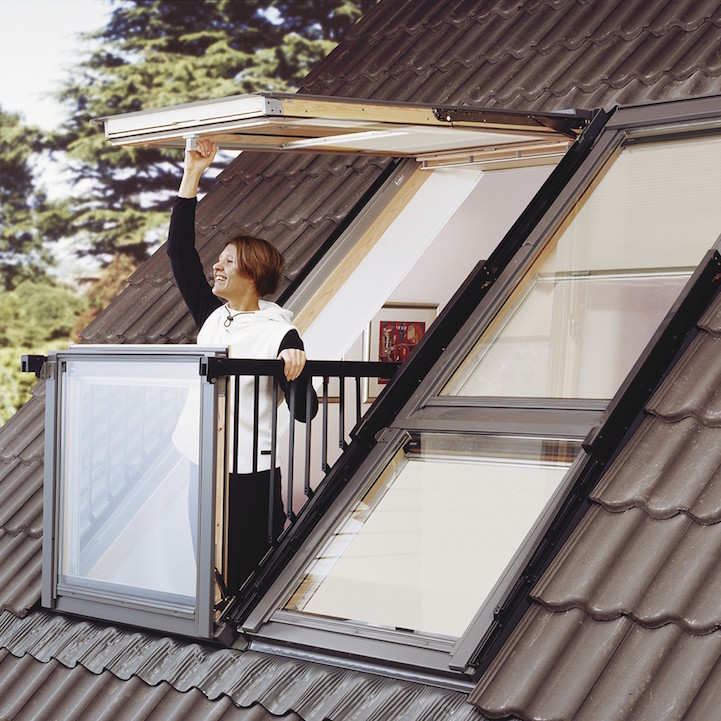 Pop-Up Balcony: Attic Window Transforms into Outdoor Space