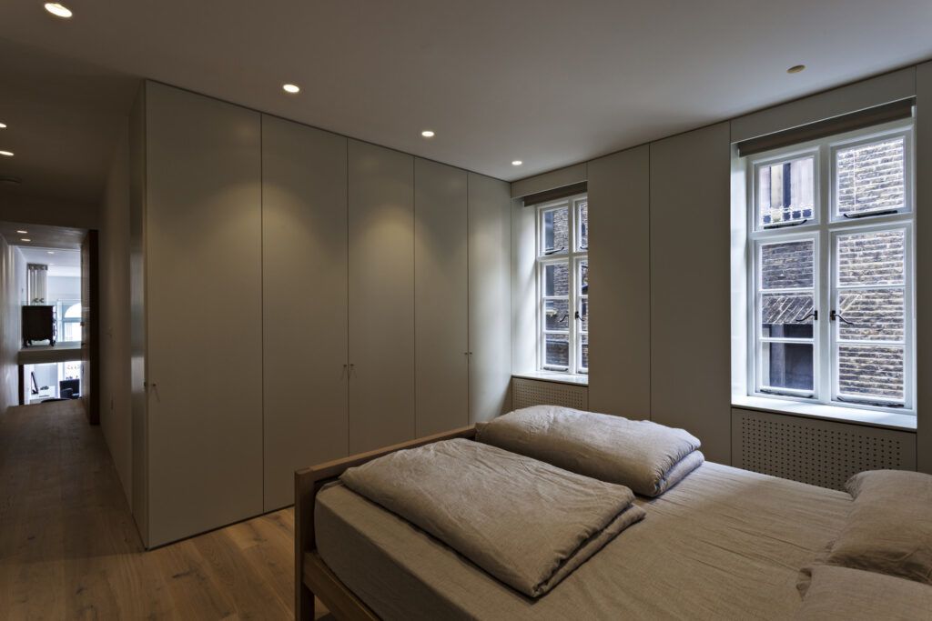 central london loft bedroom