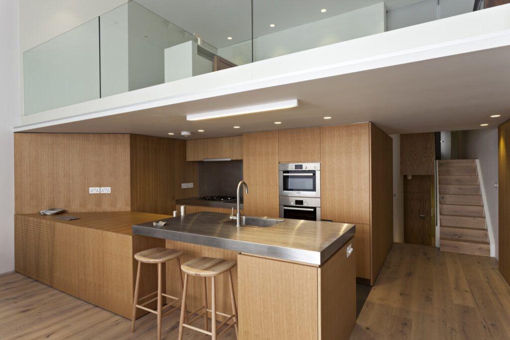 central london loft kitchen