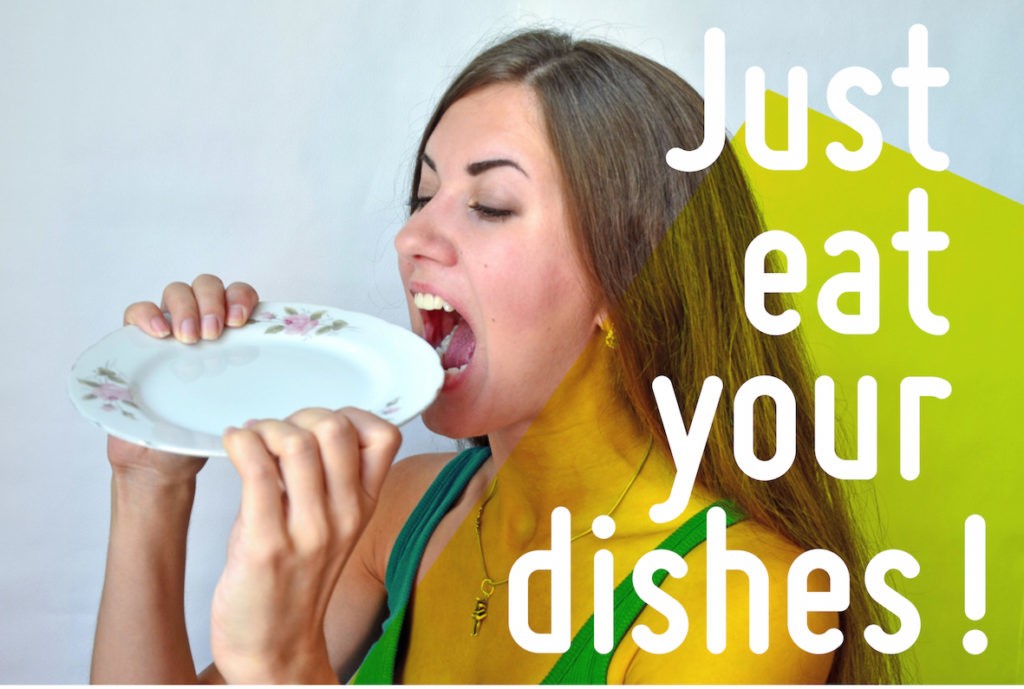 eat your dishes