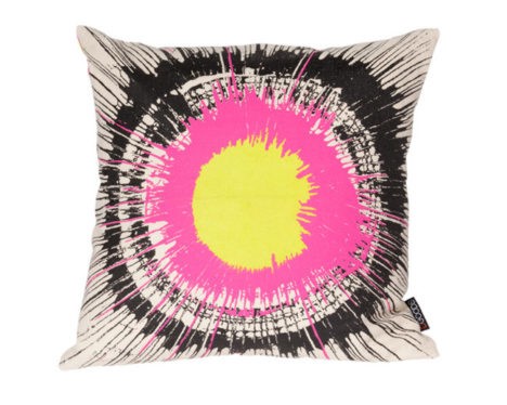 Modern Boho Graphic Hemp Pillow
