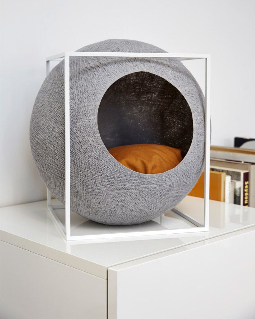 Meyou cat cocoons gray cube