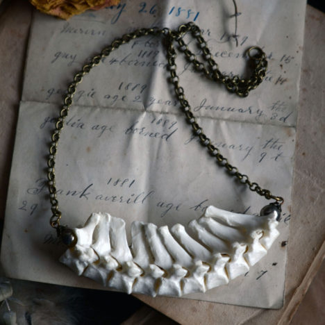 Lady Locks Creations Animal Jewelry: Bone Necklace