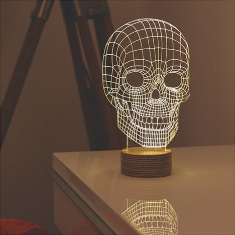 MOMA Skull Lamp