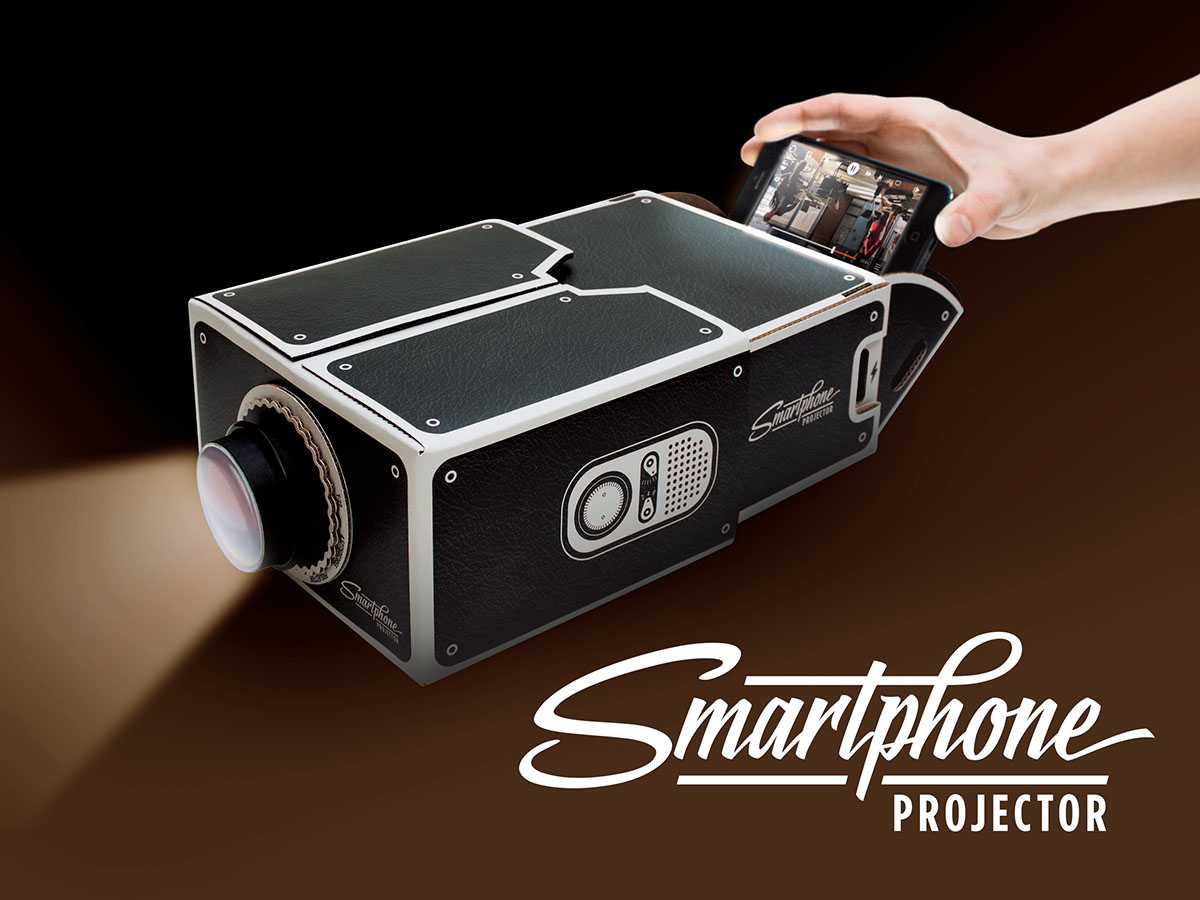 Smart Phone Projector 2.0 DIY Original by Luckies of London 